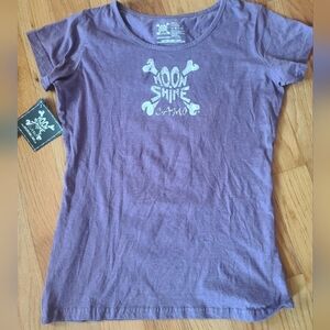 Moonshine Camo Tee Purple Large NWT